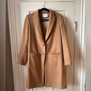 Emerson Fry Women’s Camel Wool-Blend Coat